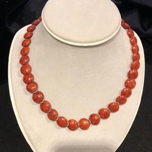 Natural stone necklace